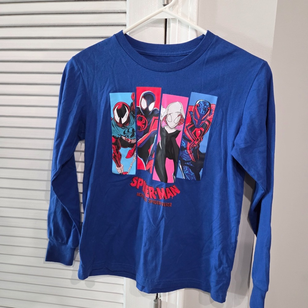Youth Marvel Spider-Man Across the Spider-Verse Long Sleeve Graphic T Small